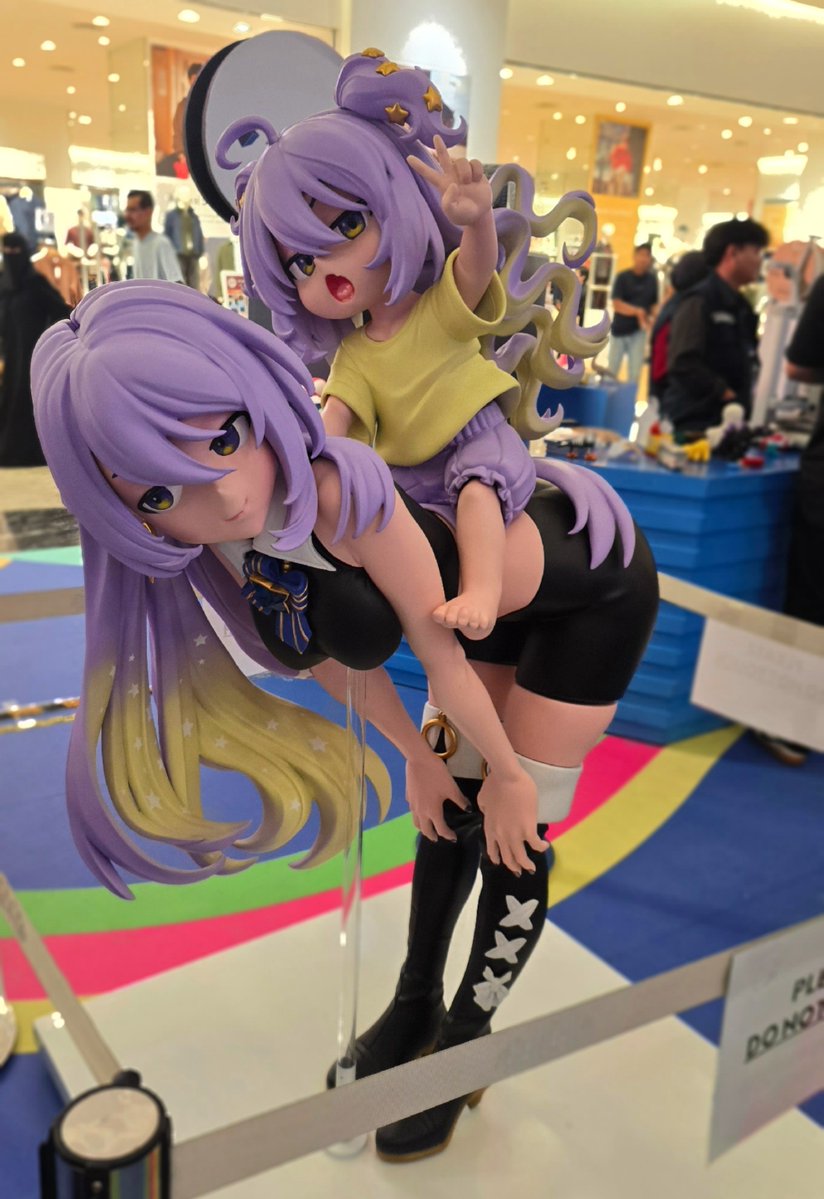 necronival's tweet photo. indonesia is wild man... you can just walk into a mall and find a lifesized @moonahoshinova https://t.co/Zw2X61QXK2