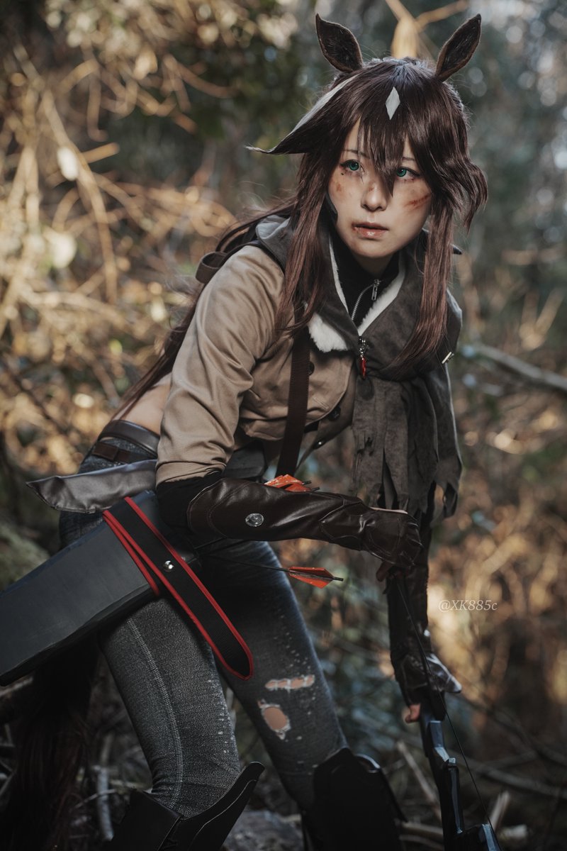 XK885c's tweet photo. 【cosplay】※傷メイク
明日方舟    
メテオ

この一撃で

photo @Xencounter88
#Arknights https://t.co/icglAM6ikO