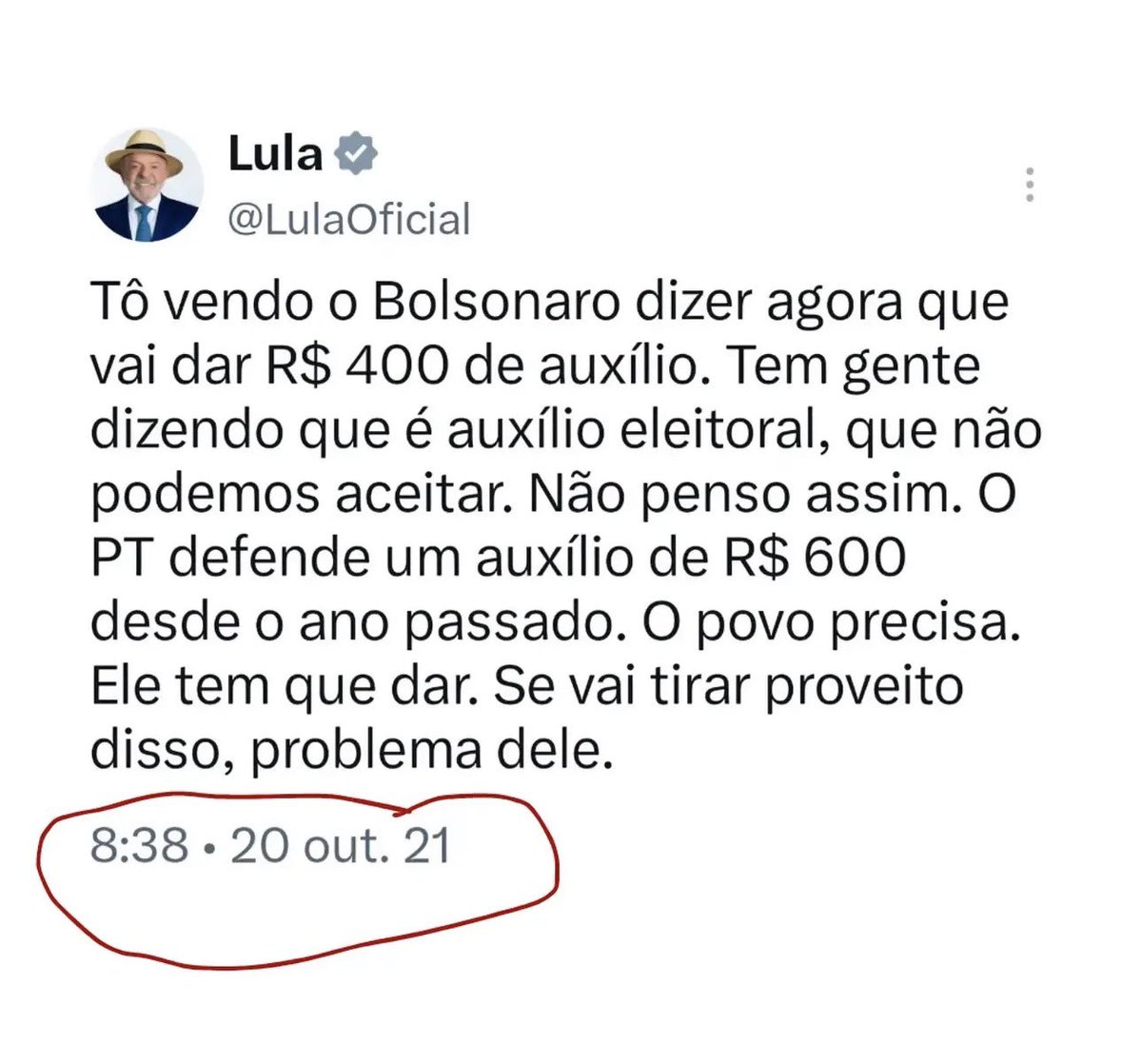 lazarorosa25's tweet photo. Lula sobre o aumento do Bolsa Família em 2021. Não tem Estadista maior que ele.

BORA LULA https://t.co/yPxua2nm7Z