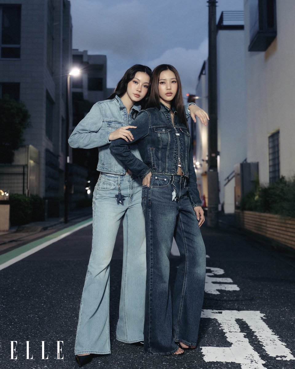 ELLEThailand's tweet photo. เปิดภาพแฟชั่นเซ็ตสุดเอ็กซ์คลูซีฟของ น้ำตาล ทิพนารี และ ฟิล์ม รชานันท์ ส่งตรงจากกรุงโตเกียว พร้อมร่วมถ่ายทอดนิยามความเป็น Original ผ่านเดนิมในแบบของตัวเองผ่านคีย์ลุคล่าสุดจากคอลลาบอเรชั่น Levi’s® x ROSÉ

#ELLEThailand
#LevisTH #LevisxNamtanFilm
#NamtanTipnaree #FilmRachanun https://t.co/bVUaPC8acY