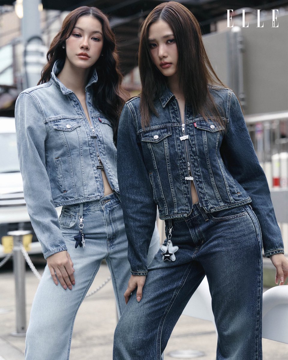 ELLEThailand's tweet photo. เปิดภาพแฟชั่นเซ็ตสุดเอ็กซ์คลูซีฟของ น้ำตาล ทิพนารี และ ฟิล์ม รชานันท์ ส่งตรงจากกรุงโตเกียว พร้อมร่วมถ่ายทอดนิยามความเป็น Original ผ่านเดนิมในแบบของตัวเองผ่านคีย์ลุคล่าสุดจากคอลลาบอเรชั่น Levi’s® x ROSÉ

#ELLEThailand
#LevisTH #LevisxNamtanFilm
#NamtanTipnaree #FilmRachanun https://t.co/bVUaPC8acY