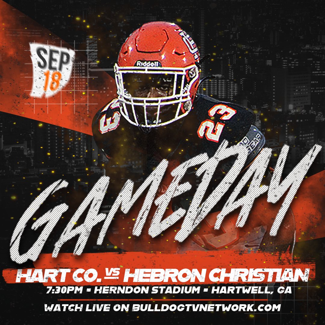 hartcountyfb's tweet photo. FRIDAY NIGHT FOOTBALL IS HERE!! π
π₯ The Dogs are ready to defend Herndon Stadium as Hart County battles Hebron Christian!
β° 7:30 PM
πΊ https://t.co/6KISSYkHTH
PACK THE HOUSE & LET'S GO DOGS!! π§‘π€
#GoDogs #BulldogNation #OneHartBeat https://t.co/zwwOMwzhjI