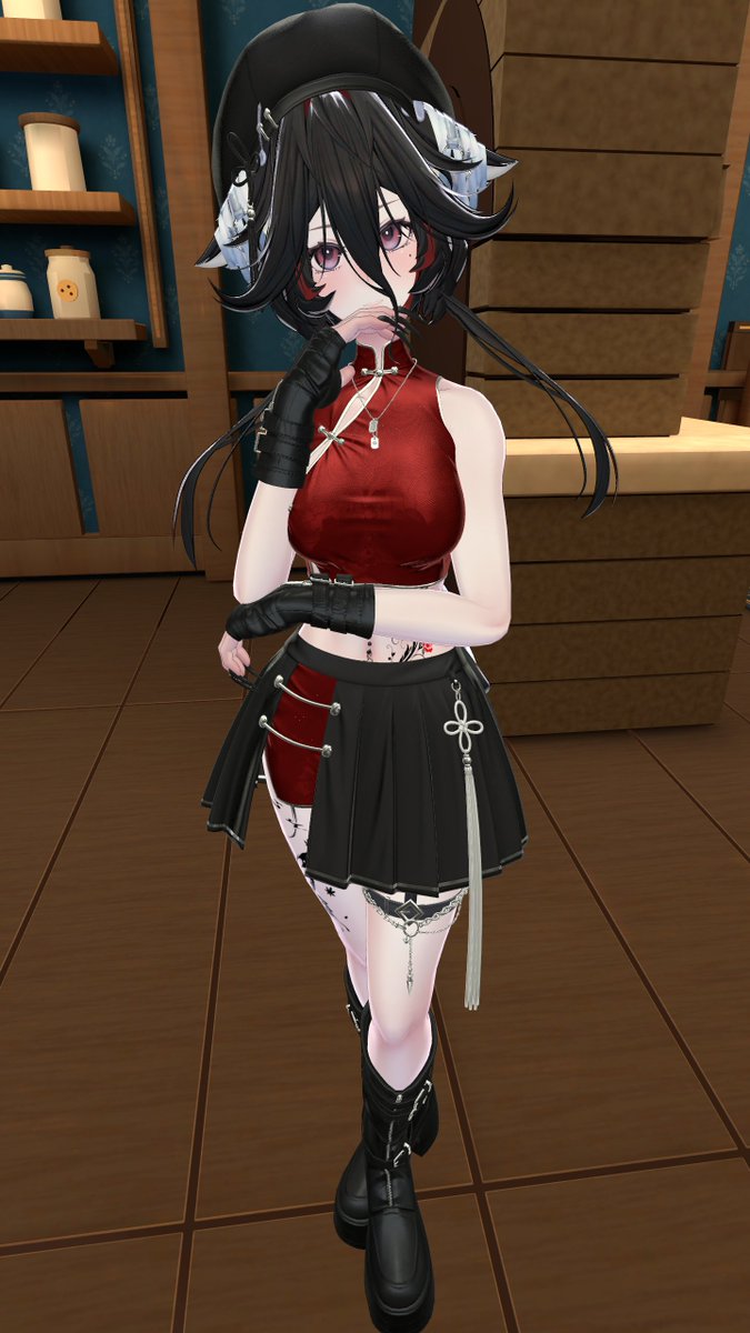 9199190912eri's tweet photo. 輪廻東京さんの新作のチャイナ使いたくて改変してみた
#ラシューシャ
#Lasyusha
#VRChat
ヘア:#MARIYURI
衣装:
#RINNE_TOKYO
#LookingVR
メイク:#BubblePuff
アイテクスチャ:#CiiiSHOP https://t.co/2mKD2eqaGG