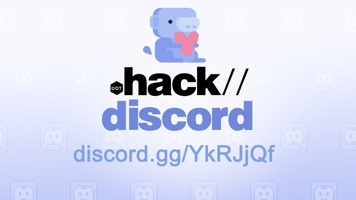 dothackconnect's tweet photo. To all my new followers! If you guys looking for chat anything about .hack series whether its merchandise, lore discussion, sharing your fanart and more, you all always welcome in dothack network discord server!

Discord: https://t.co/wjNME6K6um