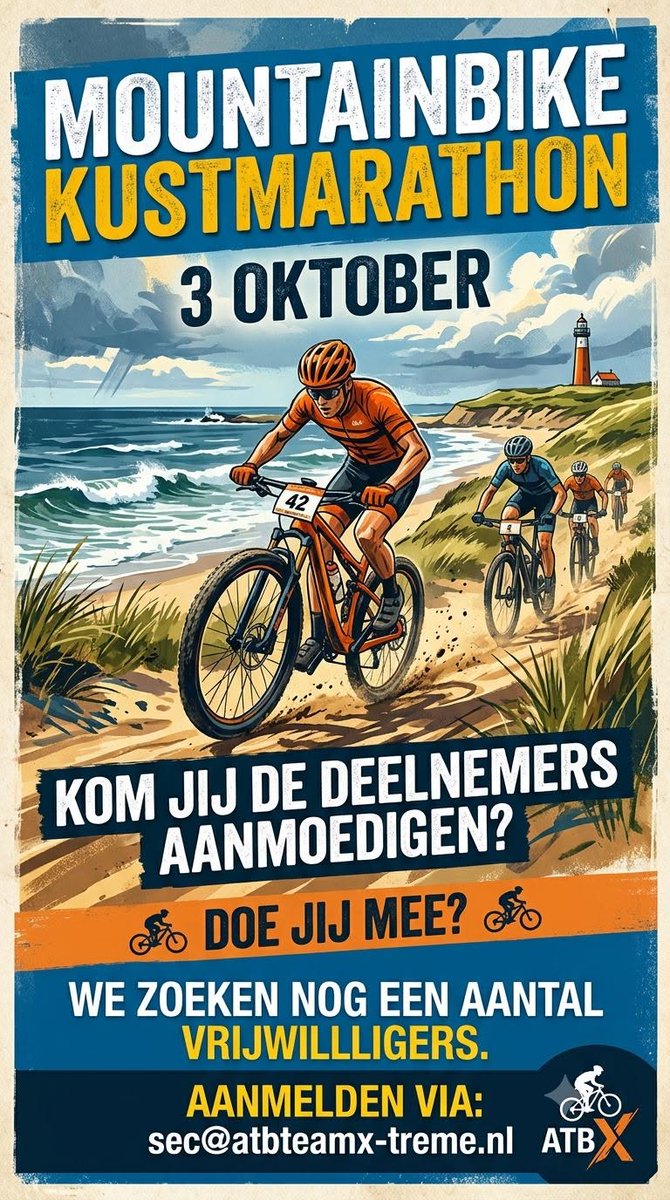 zeelandodfiets's tweet photo. Fietsvaria:  Vrijwilligers (medewerkers) welkom bij de Kustmarathon Zeeland zaterdag 3 oktober. https://t.co/0NWT4fTQfT