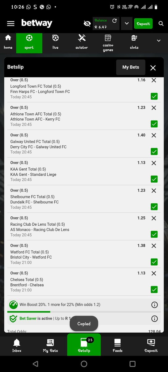 murunwamana5us's tweet photo. BW7351A9D3 
 full-time over 0.5 goal 🔥 🙌
18:30

Over 0,5
Booking code BW7351A5F1 🍏
18:30

Weekend fixture. ✅💰⏳
9 strong straight wins.. 💯✅
🎟️:BW733A3E46 https://t.co/avg1SJUV1O