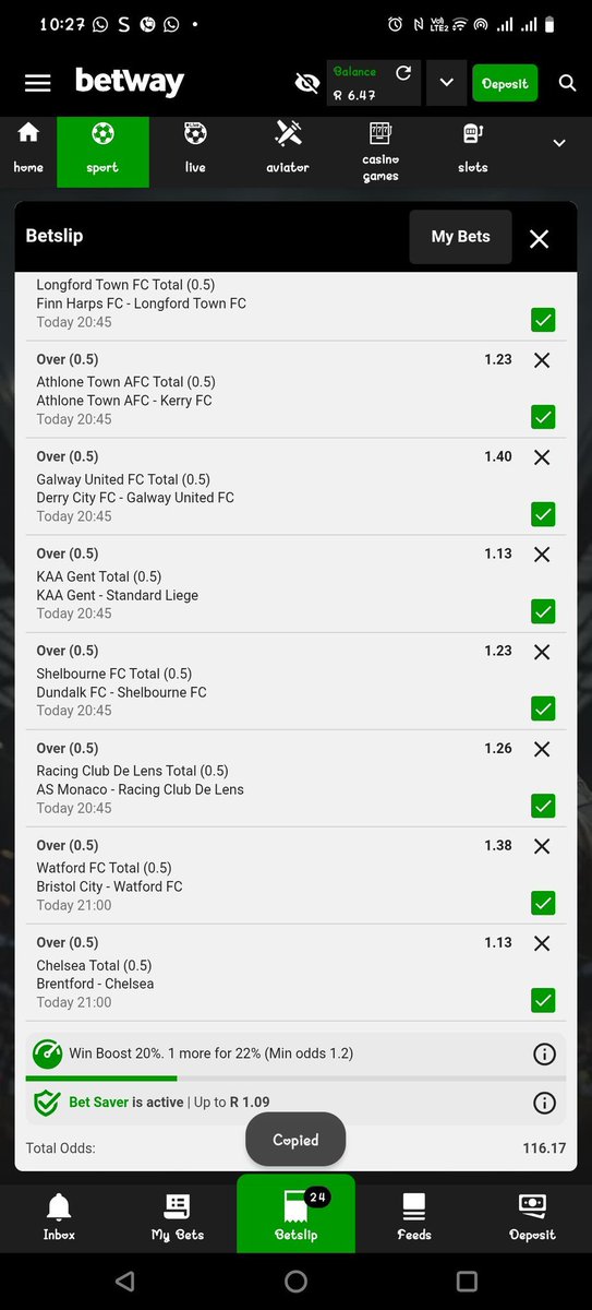 murunwamana5us's tweet photo. BW7351A9D3 
 full-time over 0.5 goal 🔥 🙌
18:30

Over 0,5
Booking code BW7351A5F1 🍏
18:30

Weekend fixture. ✅💰⏳
9 strong straight wins.. 💯✅
🎟️:BW733A3E46 https://t.co/avg1SJUV1O