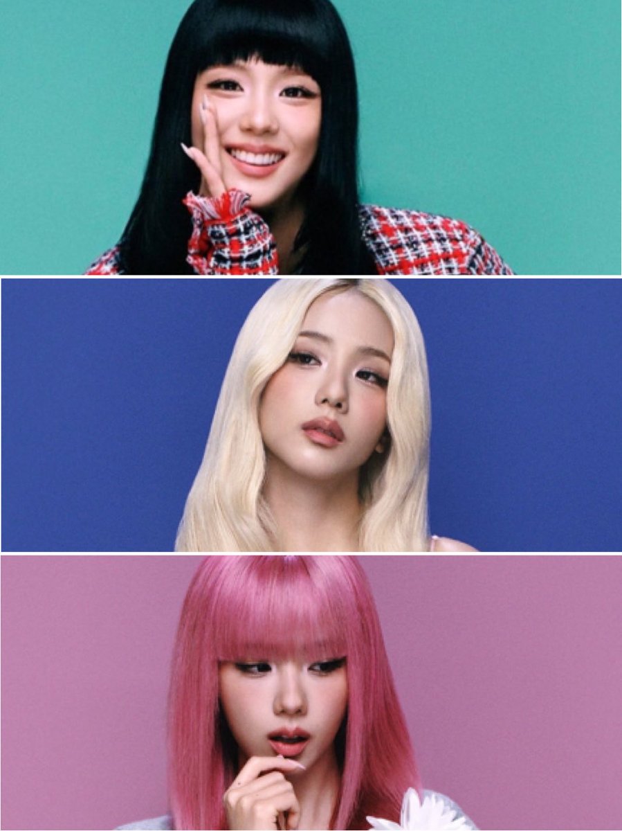 spinorbinmusic's tweet photo. JISOO's fourth and final character for Self-Portrait's 'The Muse' campaign reveals TOMORROW and we need YOUR guesses! 🤔✨ 

What color will our queen serve next? Blue? Purple? Red? Or? Let us know! 👑💅 #JISOO #지수 #BLACKPINK #SelfPortrait #TheMuse #GuessTheHair https://t.co/UmTULy1hWH