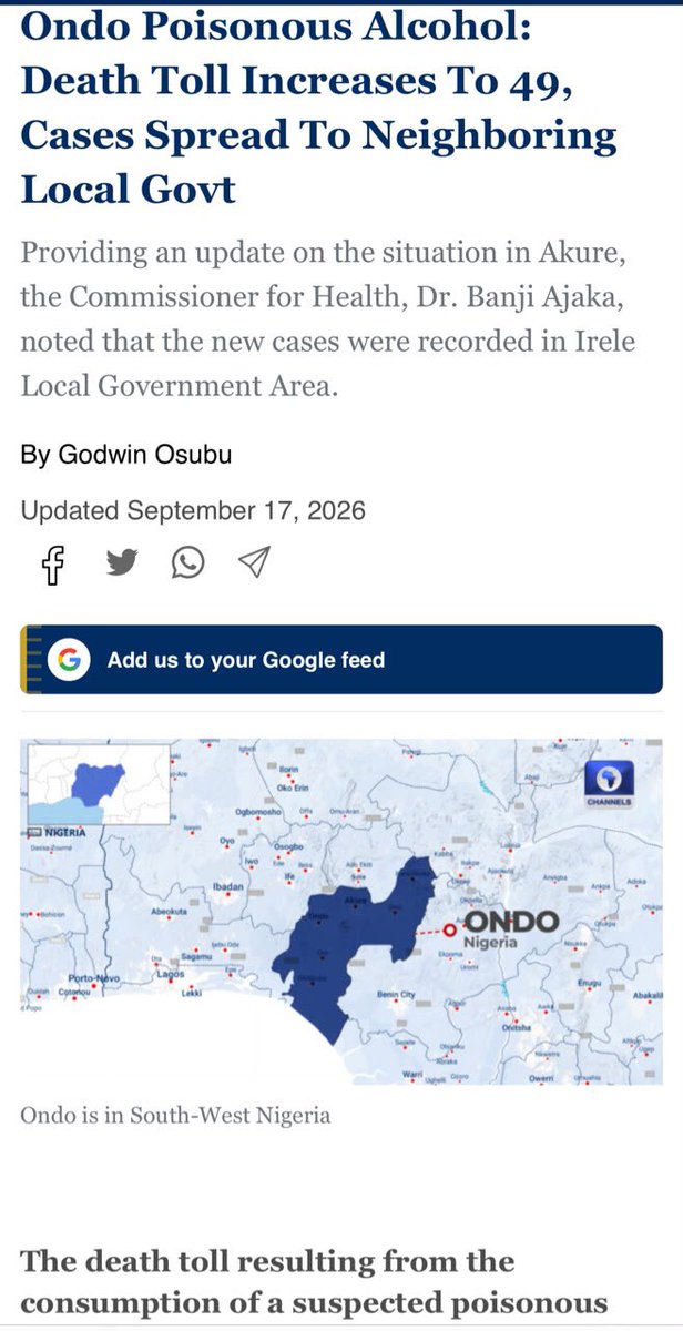 thebigdammy's tweet photo. These aren't just headlines. Real people and families have been affected, with documented cases of deaths linked to unsafe products. How did these products get through in the first place?
Nigerians deserve stronger safety checks and proper enforcement.
#FixNAFDAC https://t.co/d30aUwY552