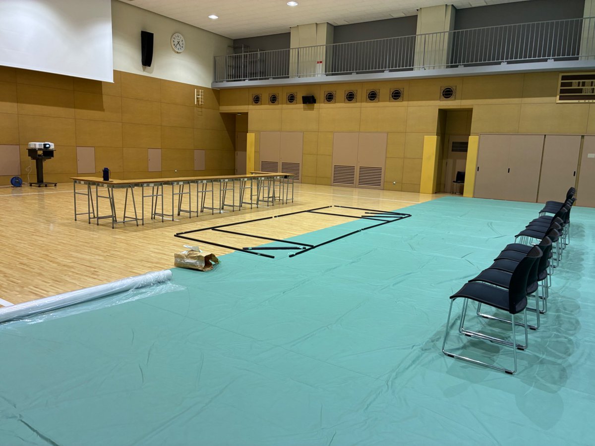 39_KAISEI's tweet photo. 前日準備が無事完了いたしました！
そしていよいよMIKU KAISEI for futureは明日開催！
数々の展示とライブをお楽しみに！ https://t.co/WOrxy0JWy3