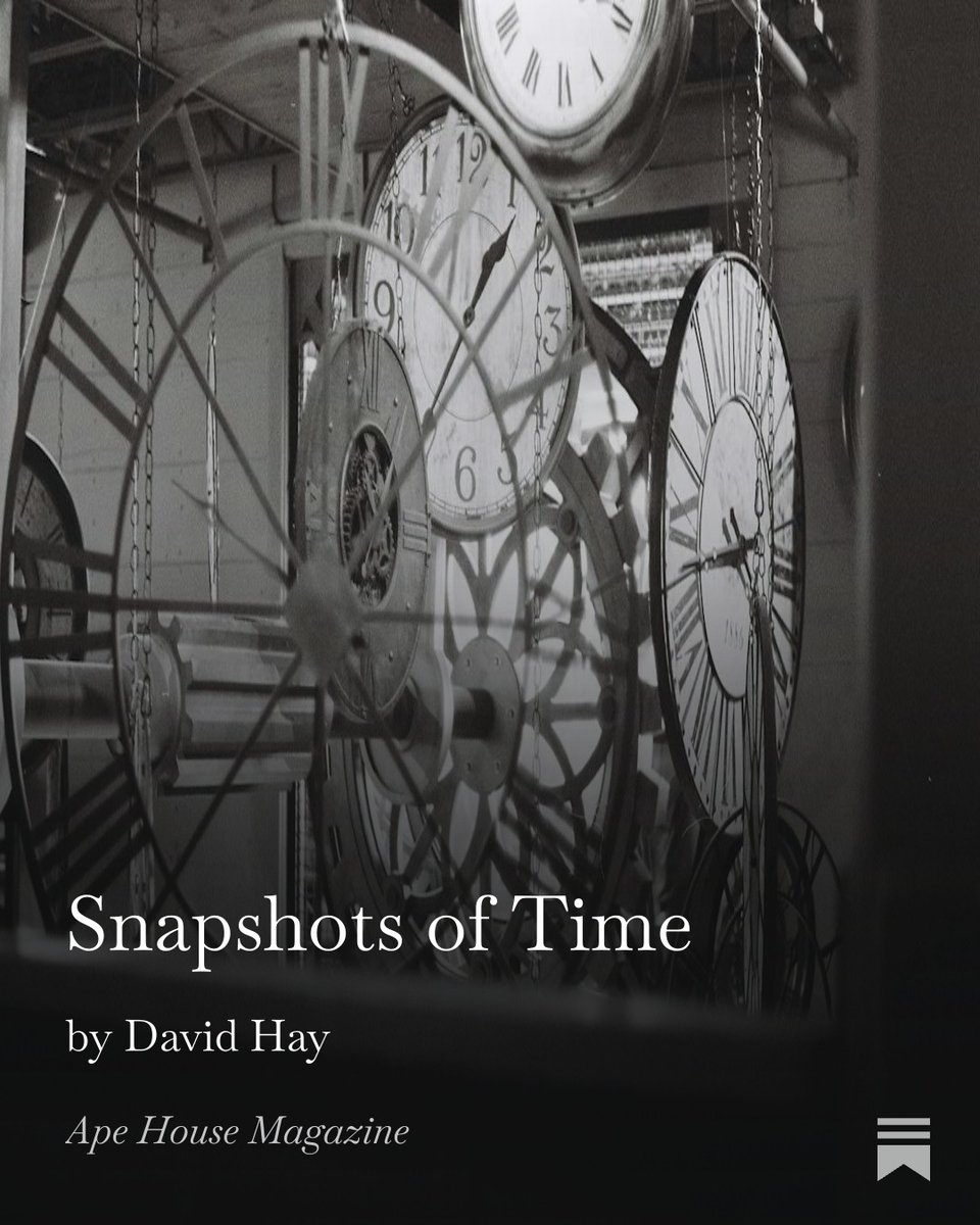 apehousemag's tweet photo. Ape House Presents: "Snapshots of Time" by David Hay @Arched_Roadway 

Read it on the stack https://t.co/MFuniz3wYu https://t.co/OUhPpPbOfF