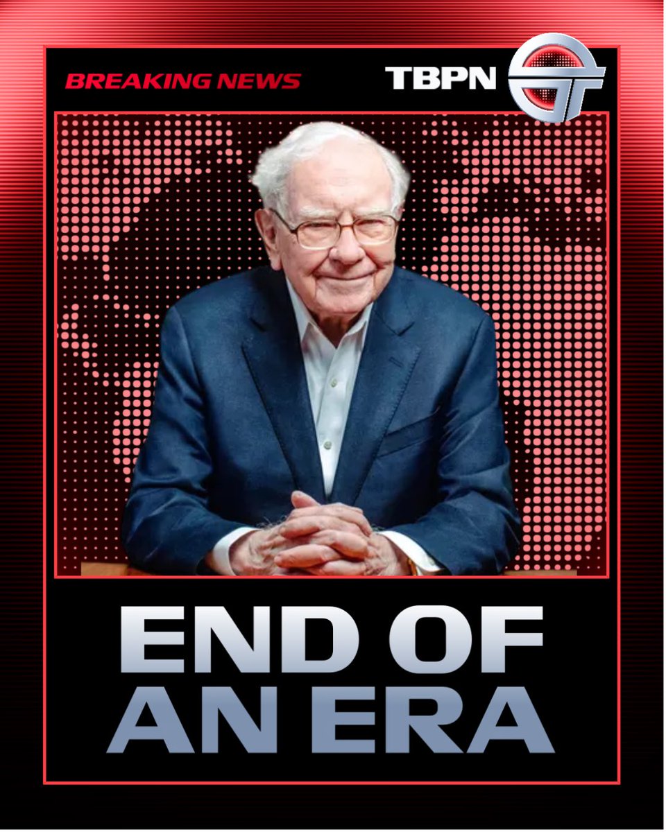 BREAKING: Warren Buffet steps down as Chairman of Berkshire Hathaway 
 [📷](https://pbs.twimg.com/media/HSf48a8X0AAGgSd.jpg)