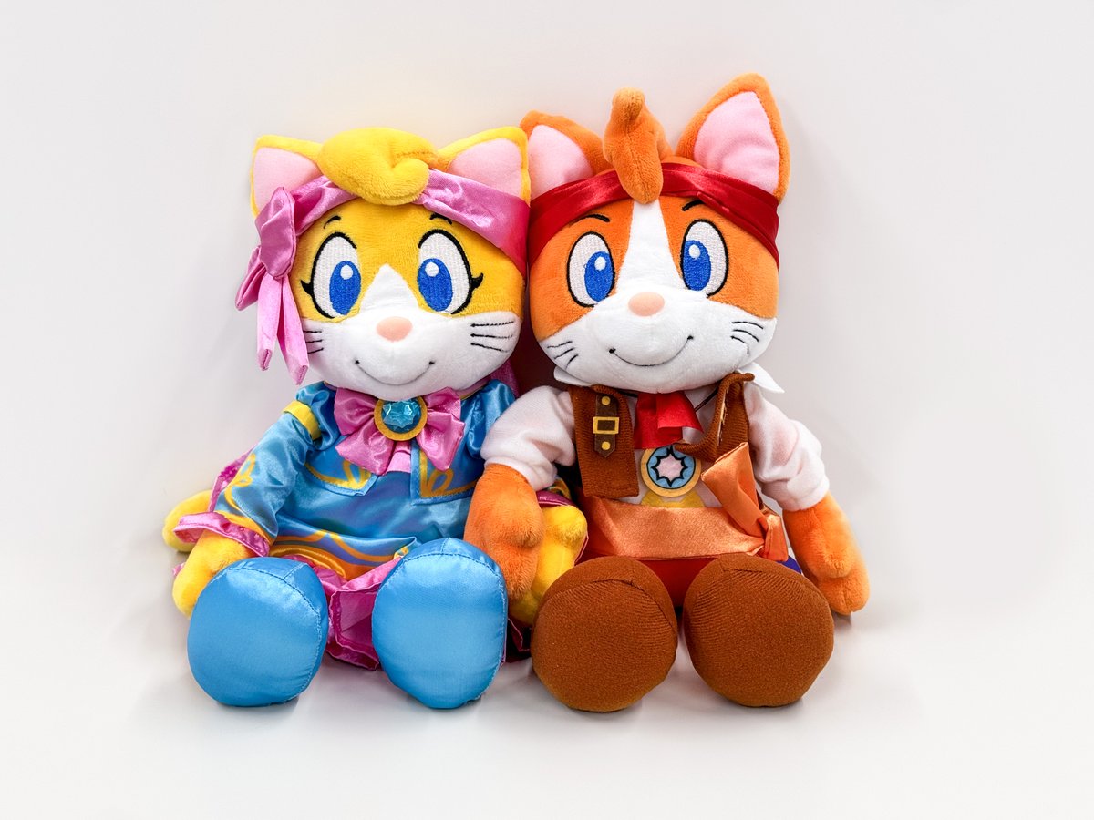 lagunatenbosch's tweet photo. ＼\ ✨🎀🐱 速報 🐱🧭✨ /／
明日、9月19日(土)より
ラグナシアの人気者ガトーとルナの
ぬいぐるみを発売します🎉🎉🎉

手にはマグネットが入っているから
ガトーとルナで手を繋ぐことができるよ💕
可愛いぬいぐるみをゲットしてね！

「ガトー ぬいぐるみ」「ルナ ぬいぐるみ」
各種3,900円(税込)

#ラグーナテンボス #ラグナシア