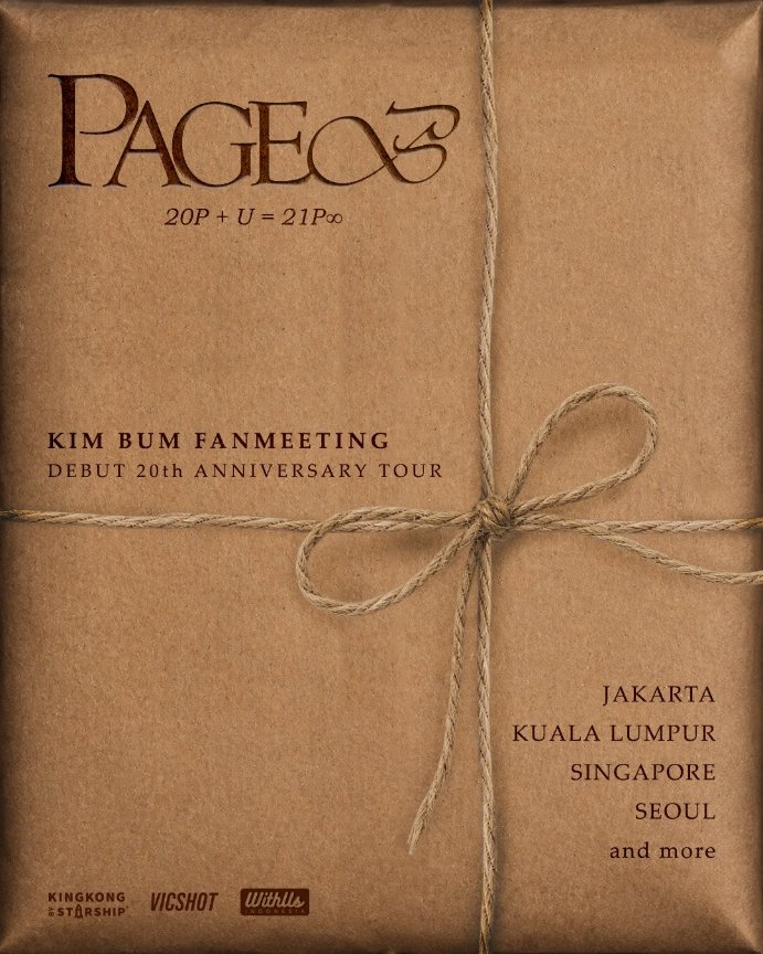 KllMBUM's tweet photo. Turning the next chapter together after twenty years. Ready to flip the first page of our tour in Jakarta, Kuala Lumpur, Singapore, Seoul, and more very soon. Let’s make it infinite! https://t.co/972H2vxWxa