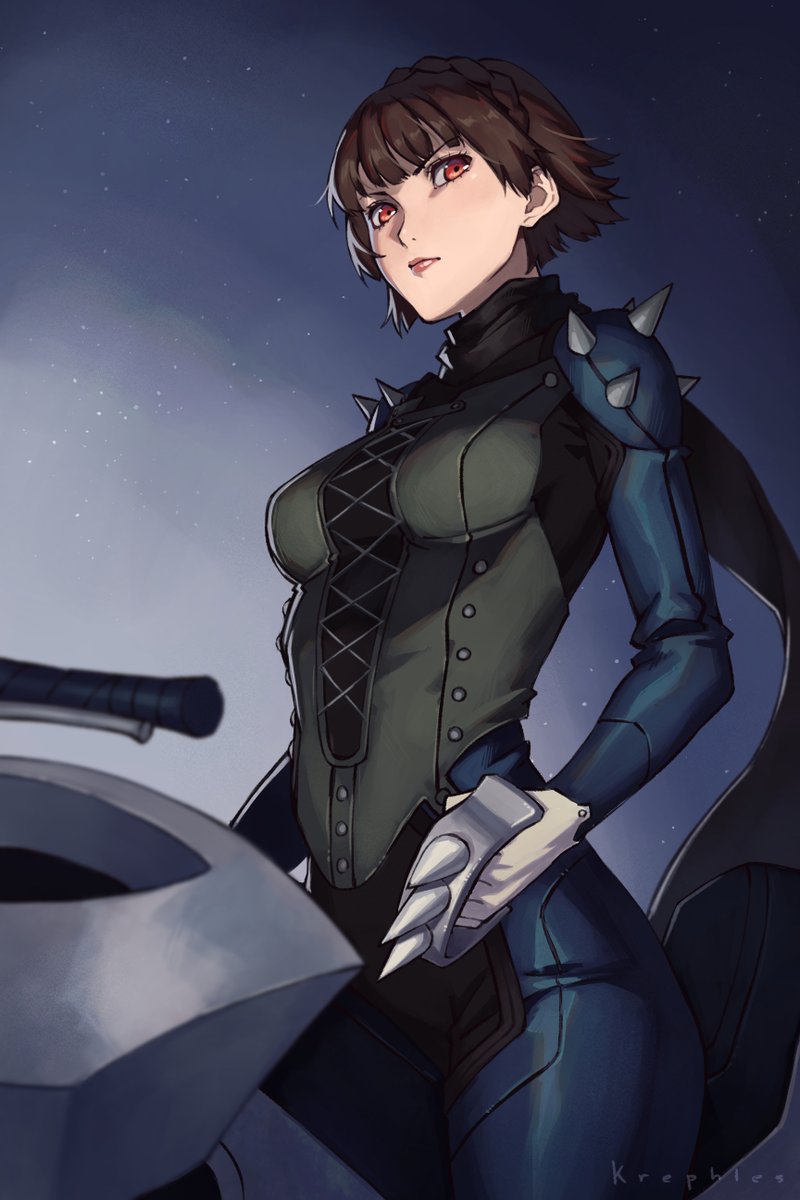 Krephles's tweet photo. Makoto Niijima

#persona5 #P5_10th_Anniversary https://t.co/p3VWLWBO1X