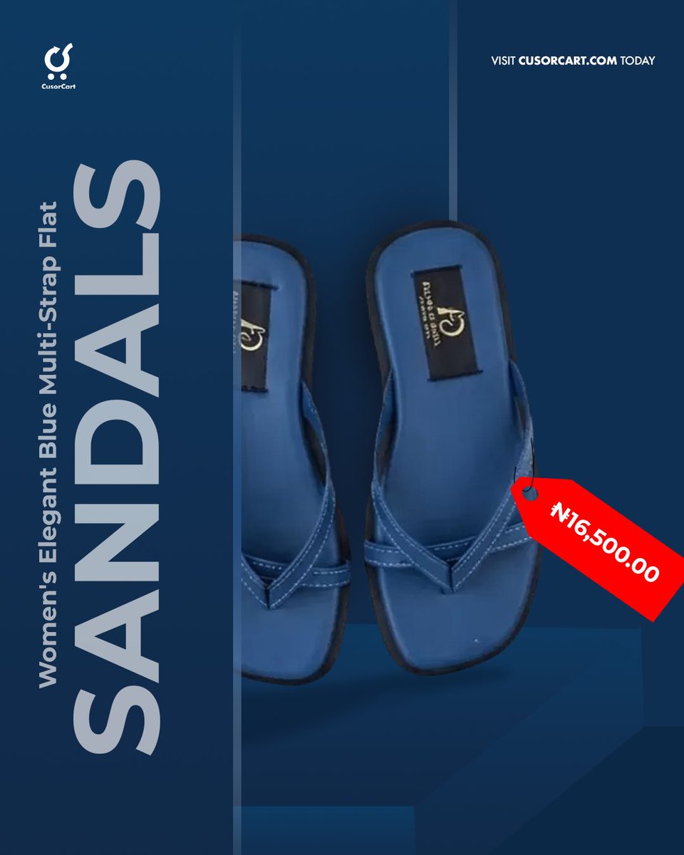 cusorcart's tweet photo. These women’s blue multi-strap flats combine comfort and sophistication, making them a versatile addition to any wardrobe.

You can enjoy stylish footwear without breaking the bank.

#CusorCart #WomensFashion #Footwear #OnlineShopping https://t.co/CoIBx3dM4W