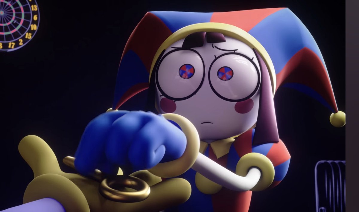 sapphicfunbun's tweet photo. i'm probably too funnybunny pilled but if i had to see jax give the key to his heart to everyone and not just pomni i would've walked out of the damn theater https://t.co/VIW1wPTNp6