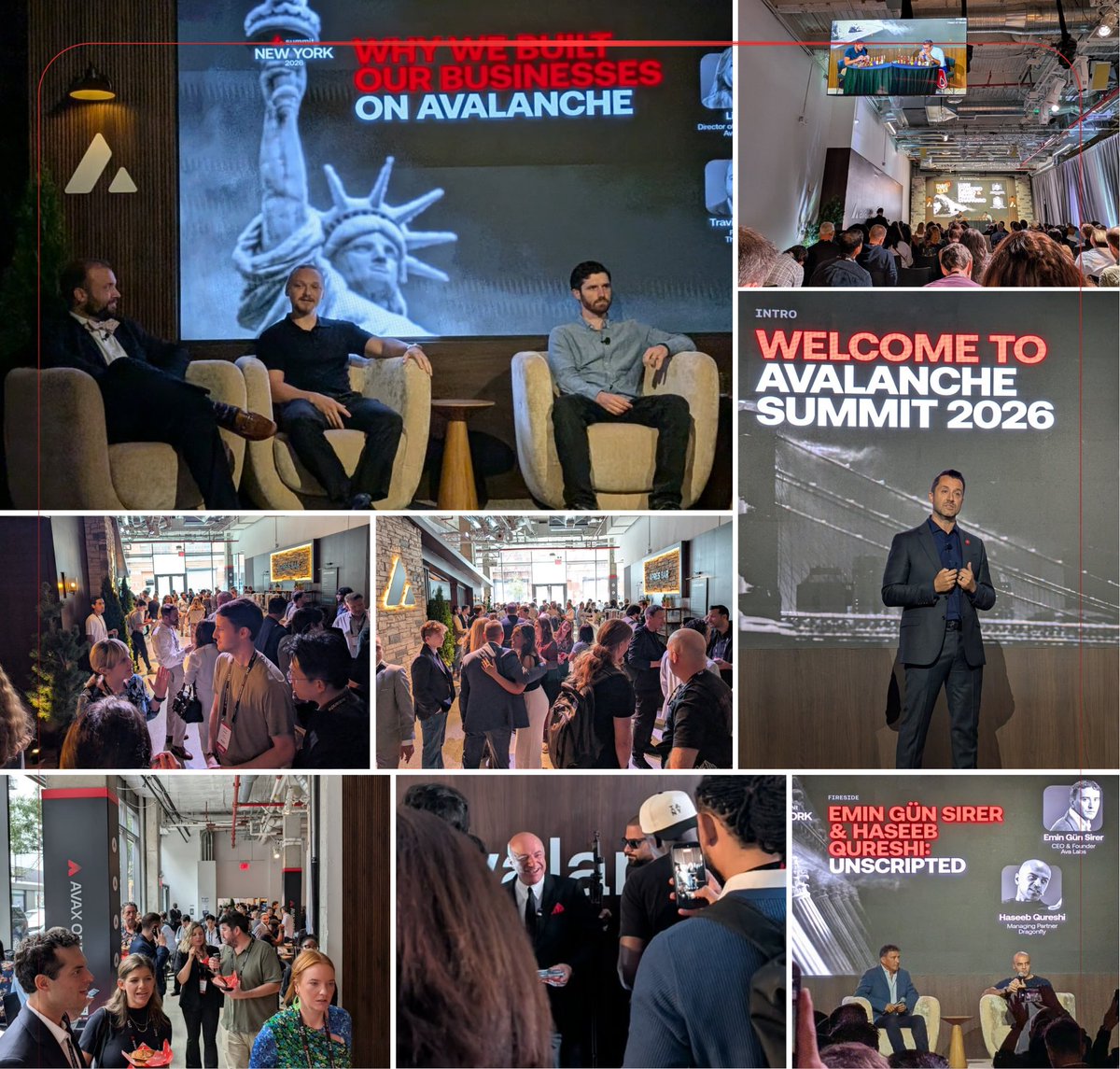 PharaohExchange's tweet photo. Avalanche Summit NYC is a wrap, and a massive step for Pharaoh.

Our very own @LHBCrypto took the stage to announce permissionless tokenized U.S. stocks are coming to Pharaoh.

The biggest DEX on $AVAX is getting bigger. U.S. equities, on-chain, trading 24/7 🔺 https://t.co/6NGs2crIp3