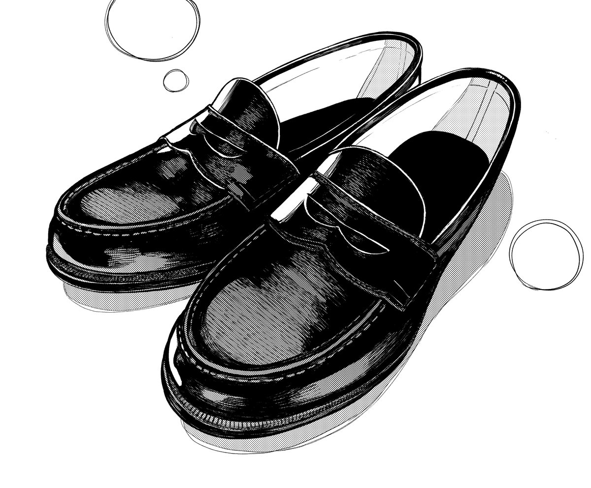 asakura681's tweet photo. こっちが1話のマイベストローファーです
作画大変でしたが楽しかったです👞

[1話]エヴァンジェリンは靴を履く - 朝倉亮介 | 少年ジャンプ＋ #ジャンププラス #エヴァンジェリンは靴を履く
[ https://t.co/2UvHVkYHjf ] https://t.co/dcrB3airWY