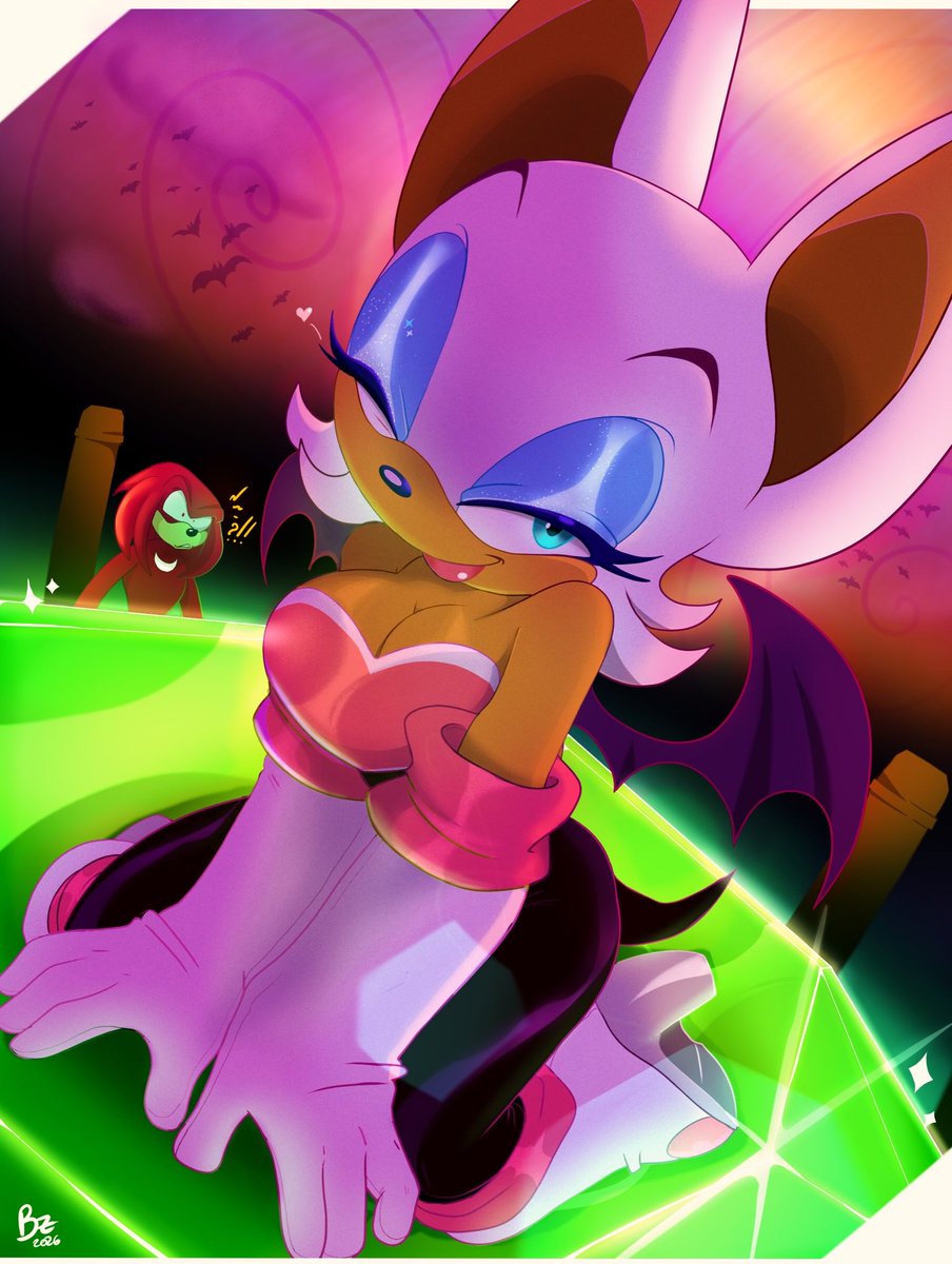 Aquabay_'s tweet photo. Rouge the bat fanart ! Honestly I didn’t know which background to choose so I’m posting both lol https://t.co/yN5at476G9