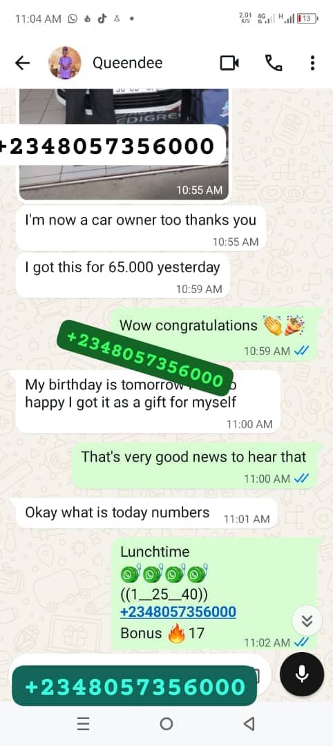 Mr_UK491's tweet photo. Congratulations 🎊 
 Both lunchtime and Teatime is a win 🏆.

Join us tomorrow morning 🌄 lets boom Together. 

Winning is 💯% sure and Guarantee. 

Registration is still on!!!

To join us whatsApp 
+2348057356000 https://t.co/FJh0zGayPf