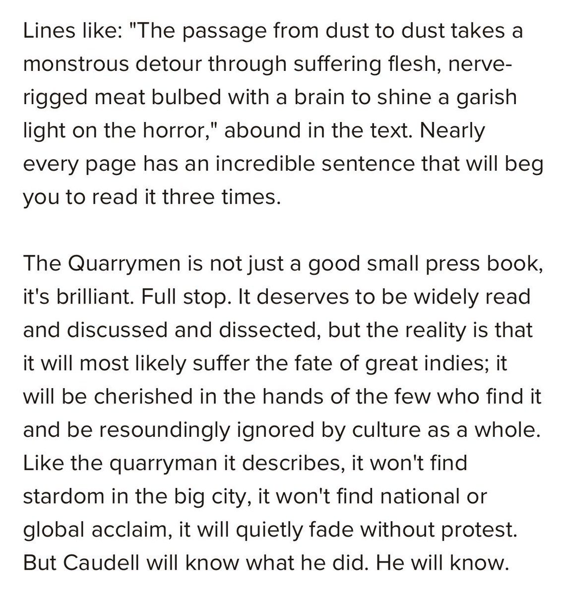 LitMiddle's tweet photo. Thanks, John, for this goodreads review of The Quarrymen https://t.co/W9qDBtkgu7