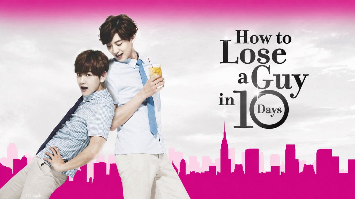 ihugbh's tweet photo. how to lose a guy in 10 days

—; hazel needs to prove he can LOSE a guy in 10 days, whereas james needs to prove he can WIN a guy in 10 days.

a #chanbaek romcom au https://t.co/I9TJqhnXaF