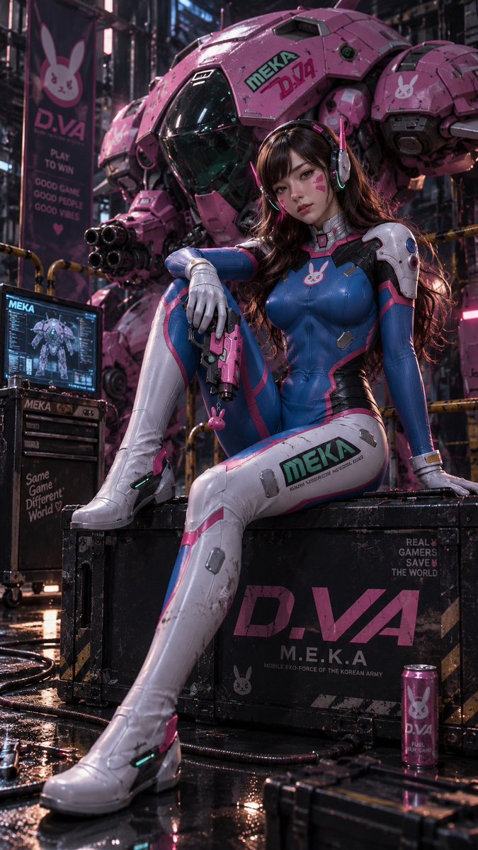 FictionovaX's tweet photo. What if https://t.co/TEP9mdsO5P actually existed? 🐰💗

From game character to cinematic reality.

Which shot wins — 1, 2 or 3?

Fiction → Reality.

#DVa #Overwatch #Fictionova #AICosplay https://t.co/W7Y2RhJzRC