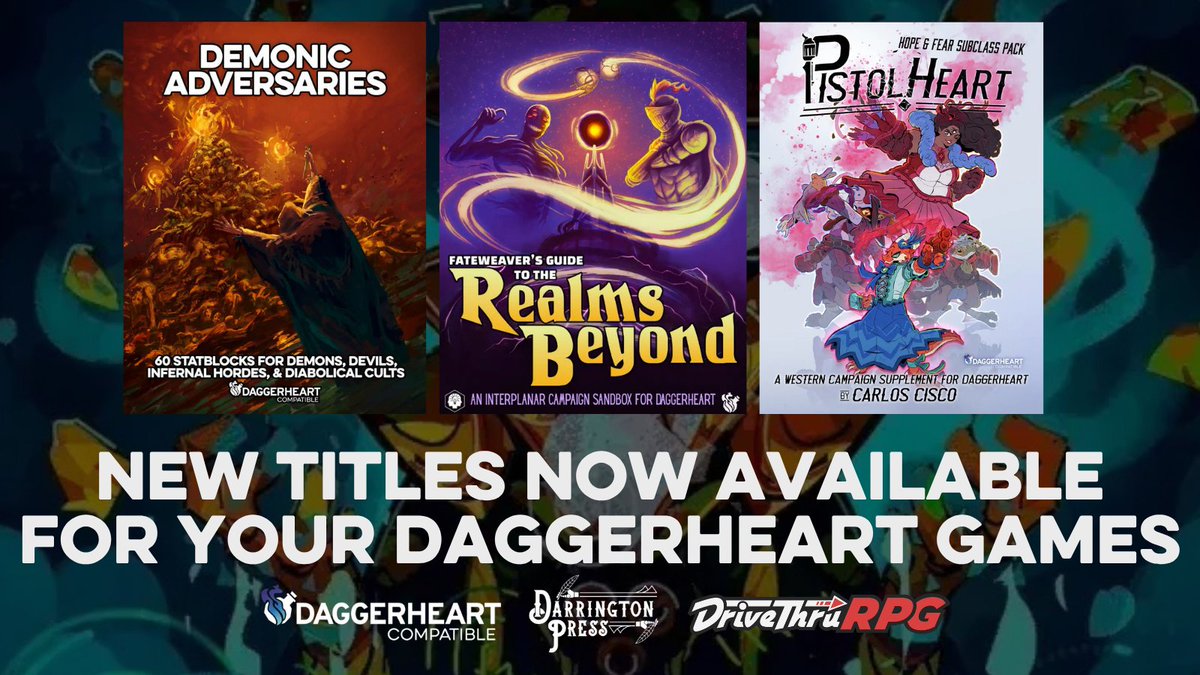 New Daggerheart Adventures, Campaign Frames, Antagonists, and more are available now at DriveThruRPG.com