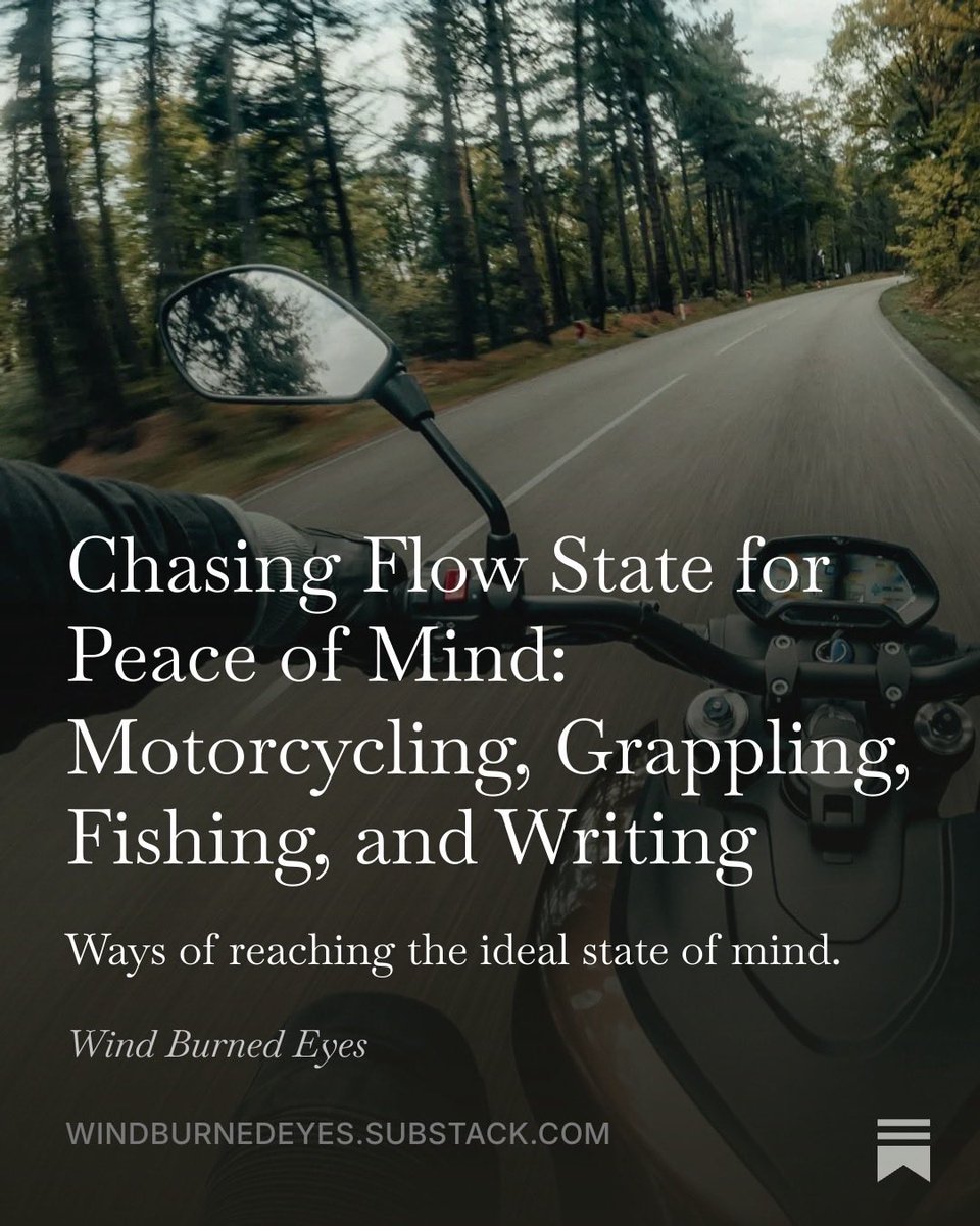 WindburnedEyes's tweet photo. Latest newsletter! #motorcycle #mindfulness #flowstate

https://t.co/0E6vYvhLD9 https://t.co/xQu8HC5eZs
