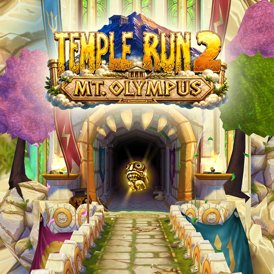 TempleRun's tweet photo. Welcome to Mount Olympus! 🏛️
Journey above the clouds into the legendary home of the gods.
Race across floating temples, ancient pathways, and breathtaking landscapes!
How far can you go?
🕹️ Play now: https://t.co/J0VThXbMw9
#TempleRun2 #MountOlympus https://t.co/y0UB8pGwtU