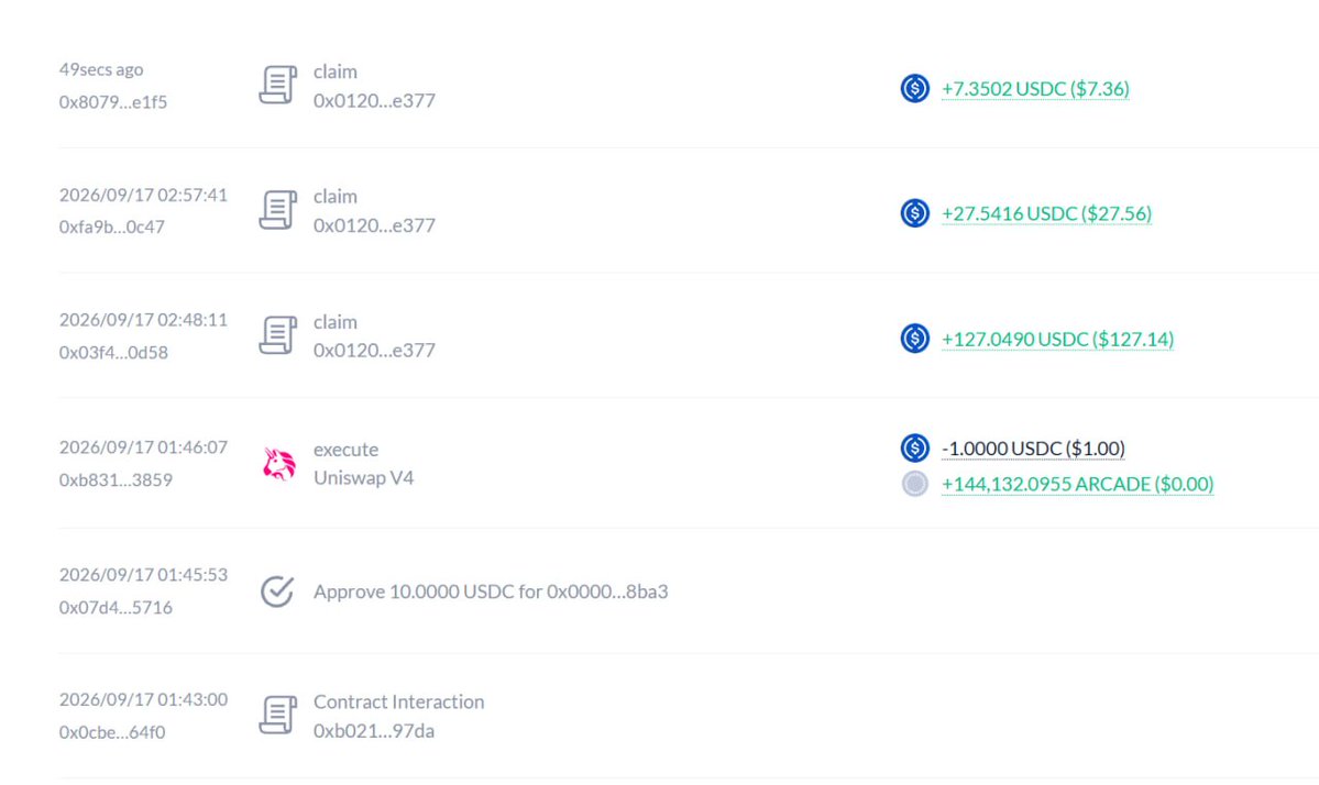 Gautamguptagg's tweet photo. I Made $160 in Just Few Minutes on @arc Launchpad

Here's the step:

1. Bridge $2–$5 worth of ARC USDC from any supported chain: https://t.co/OoMZRQtcbQ
2. Go to: https://t.co/gAh4OUuh1T
3. Connect your old EVM wallet
4. Create a token with a good name and attach a matching image. The token creation fee is $0.20.
5. In Advanced section, select a 2–4% Buy/Sell Tax and
Set Creator Fund to 100% and everything else to 0% (check the screenshot)

Tips 👇

- Try using an old, active on-chain wallet - I used a wallet from 2018.
- If it doesn’t work the first time, try creating 4–7 meme coins with same old wallet or diff old wallet with unique token name.
- Use a good name, description, and matching image for your token.

You may also potentially qualify for the upcoming $ARC airdrop, since you’re bridging, creating tokens, and making transactions.

⚠️ Note: This isn’t guaranteed to work for everyone, but it’s worth trying.