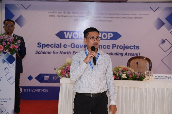 DARPG_GoI's tweet photo. At the DARPG workshop on Special e-Governance Projects for North-Eastern States (excluding Assam) and Ladakh, under the State Collaboration Initiative, held on 18 September 2026 at CSOI, KG Marg,
#DARPG #Assam #SewaSetu #NeSDA #eGovernance #DigitalIndia #ViksitBharat https://t.co/7rKtjYUoul