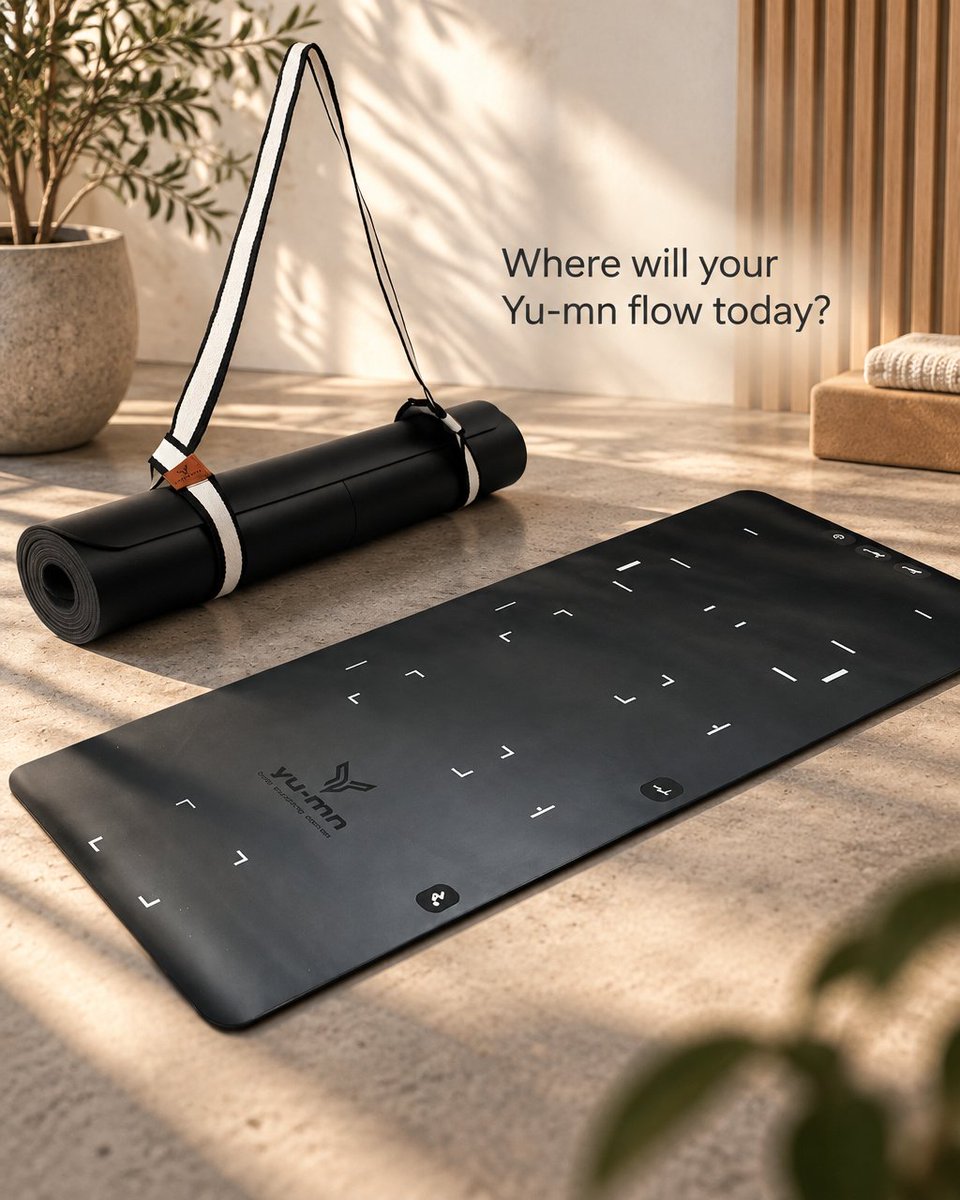 Yumnactive's tweet photo. Turn any corner into a chill workout zone with our Smart Yoga Mat—portable, comfy, and actually smart. Slip it into your day and make ten quiet minutes steady. 🧘‍♀️✨ #Yoga #HomeWorkout Tap the link in bio. https://t.co/2LFAYpER7v