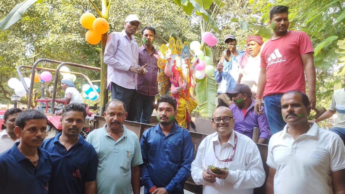 RINPASDIRECTOR's tweet photo. Vishwakarma ji Visarjan procession 2026 https://t.co/u7CQSNNHEG