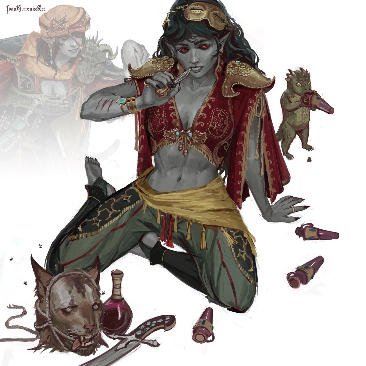 IvanKlimenkoart's tweet photo. Dunmer and argonian parts 1, 2, 3
#tes #morrowind https://t.co/OlfAS0fRz5