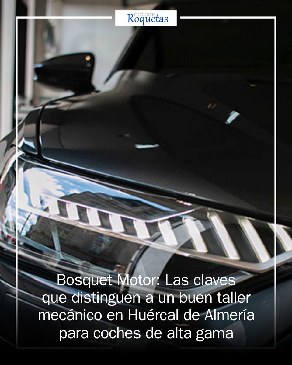 RoquetasEdOn's tweet photo. 🚗 Los coches de alta gama requieren mucho más que una mecánica básica. Experiencia, diagnosis avanzada, recambios de calidad y capacidad multimarca son claves para mantener su rendimiento y conservación. Bosquet Motor reúne estos factores en... https://t.co/o23YUBlvbv https://t.co/HdAXp1sNsm