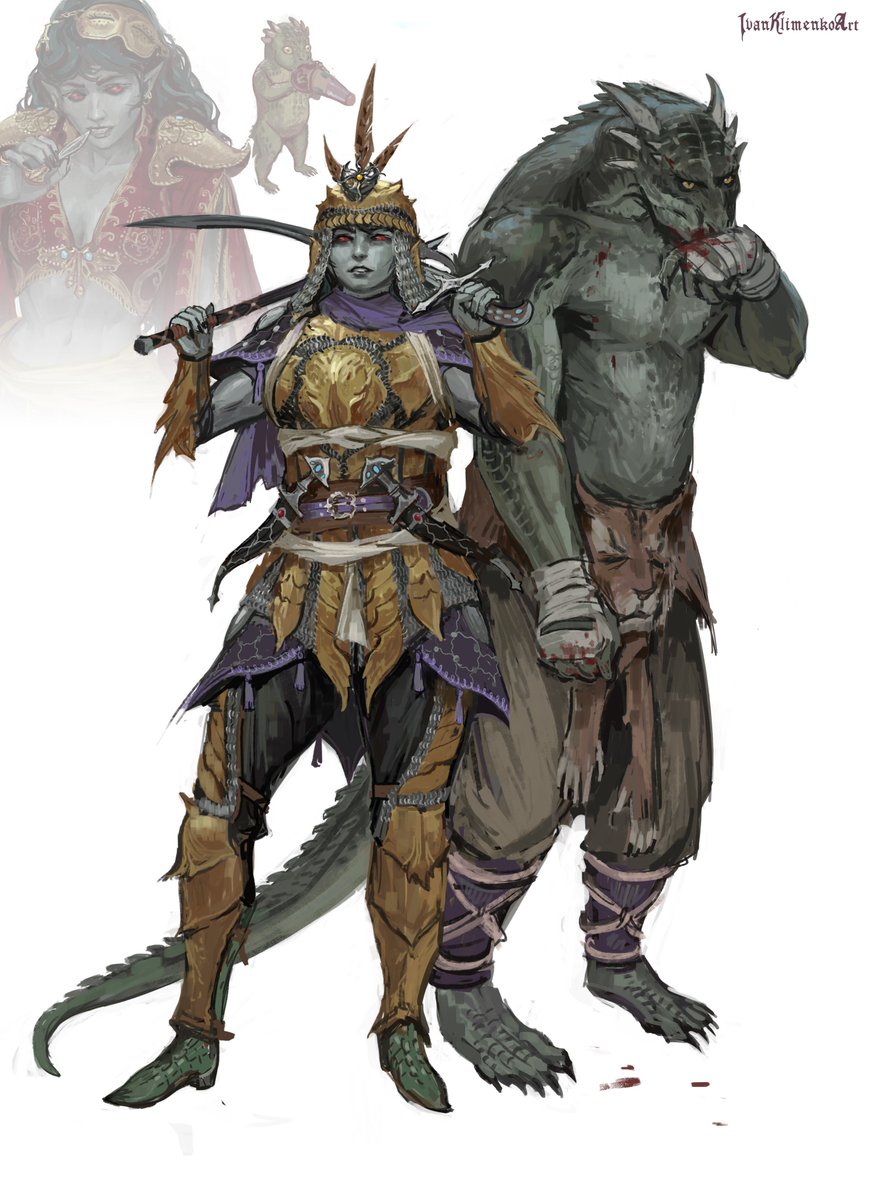 IvanKlimenkoart's tweet photo. Dunmer and argonian parts 1, 2, 3
#tes #morrowind https://t.co/OlfAS0fRz5
