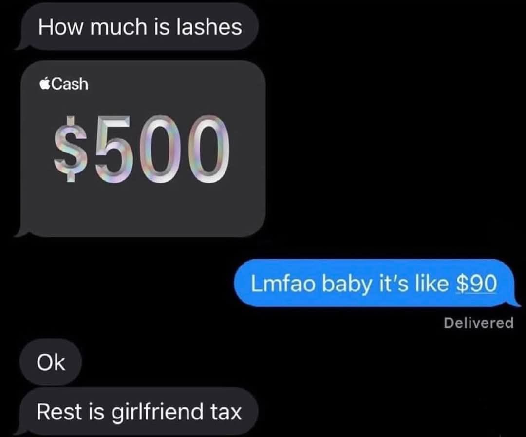 itssthyherinme's tweet photo. I Should of told him 1k for some lashes https://t.co/5Q3wXZiYKV