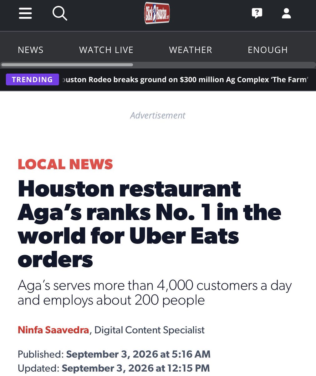 nolimitsalways's tweet photo. @AsadFromNYC Not a coincidence that the most famous restaurant in the “world” on Uber is a halal Pakistani restaurant in Houston. https://t.co/wsDGztVutD