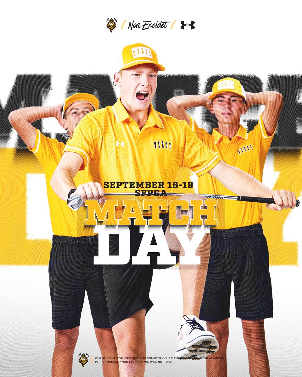 verotathletics's tweet photo. Boys Golf is back in action today and tomorrow at the SFPGA in Boca Raton!
Good Luck to the Vikings!
#SunriseDrive #NonExcidet #SDH #WEareVEROT https://t.co/ySZjKKSEAc