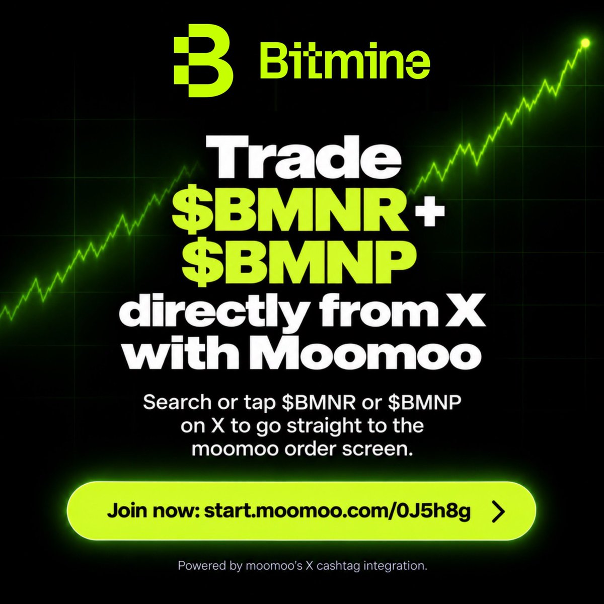BitMNR's tweet photo. Great news 🗞️ 

Bitmine now available on @moomoo 

$BMNR
$BMNP

🥳
@fundstrat https://t.co/Kfm48CUVWa