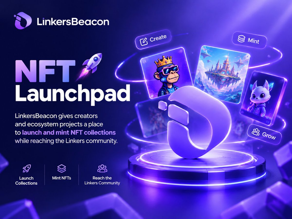 amdadullahg55e's tweet photo. NFT Launchpad 🚀
LinkersBeacon gives creators and ecosystem projects a place to launch and mint NFT collections while reaching the Linkers community.
#InterLink #ITL #NFT #LinkersBeacon https://t.co/cQMvmuUV4S