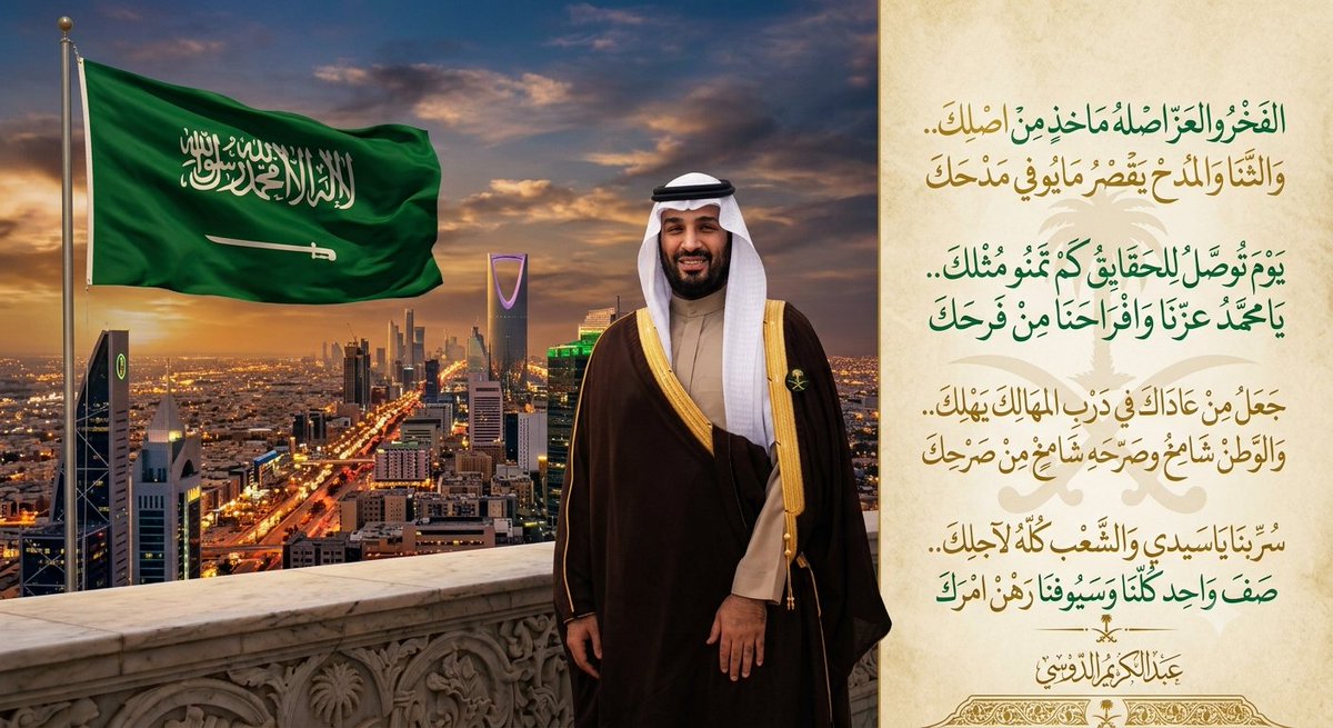 karim_aldosi's tweet photo. #الحوثي_يستهدف_مكه
#الوطن

الفخروالعز اصله ماخذٍ من اصلك.. 
 والثنا والمدح يقصر مايوفي مدحك

يوم توصل للحقائق كم تمنو مثلك.. 
    يامحمد عزنا وافراحنا من فرحك https://t.co/nXXNPhLnSH
