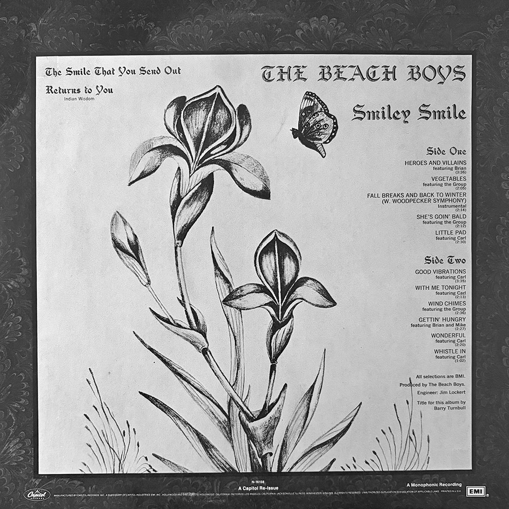 BrianWilsonLive's tweet photo. Today in 1967, The Beach Boys released their twelfth studio album, Smiley Smile. Conceived as a simpler and more relaxed version of the unfinished SMiLE album, it features homespun arrangements and lo-fi production. What’s your favorite track? https://t.co/mDnkT0XwRS