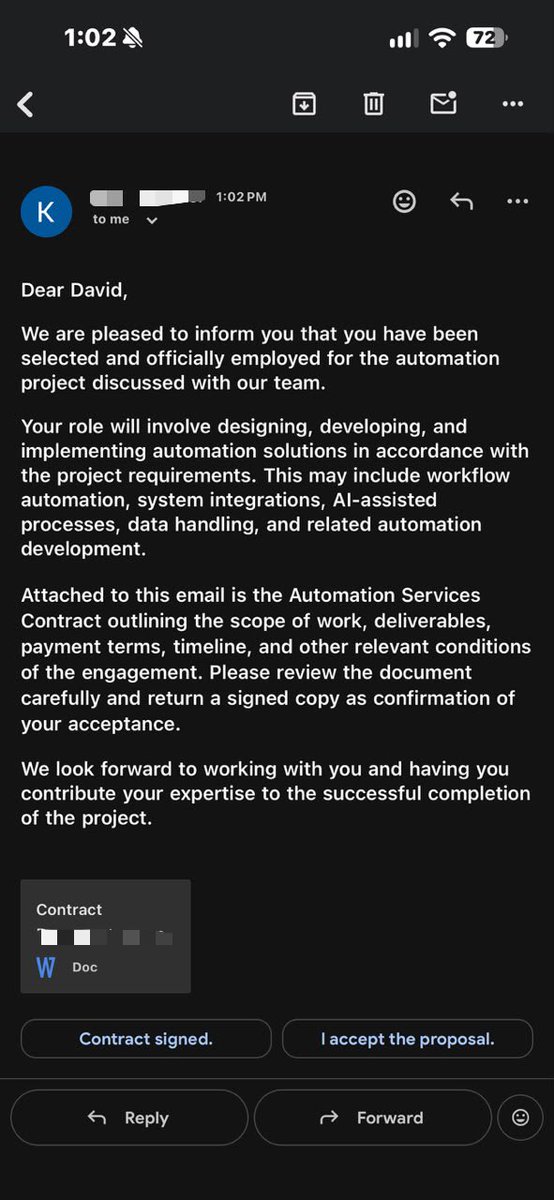 flokipara's tweet photo. From beginner to building AI automations professionally in less than 3 months and I’ve already landed my 3rd job.

I’m genuinely grateful to God for the day I decided to take this path.

I think it’s time I started sharing more of the journey on X. https://t.co/9qeY5izvwD