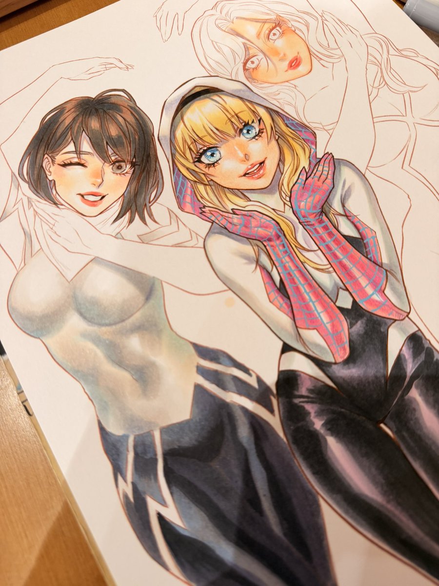 art_of_ellery's tweet photo. #spidergwen #silk #spiderwoman #spiderman #marvel https://t.co/lRsc4SshU0