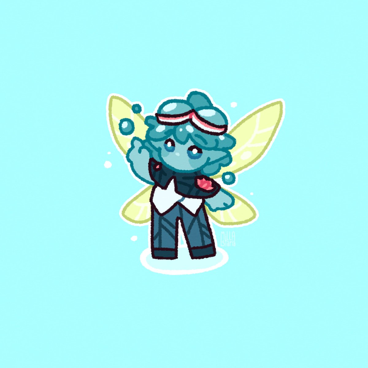 MillaStaria's tweet photo. today's mini fella is fairy 4c 🪷💧

#FairySMP #4cvitfanart #minifellas #art https://t.co/UzlXsWq6Rl