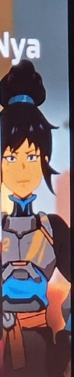 buttoot__'s tweet photo. Bro what happened to nya this either one of two things nya from the trailer is older nya and the one revealed is younger nya or they changed her design https://t.co/2HRfnn6cX0