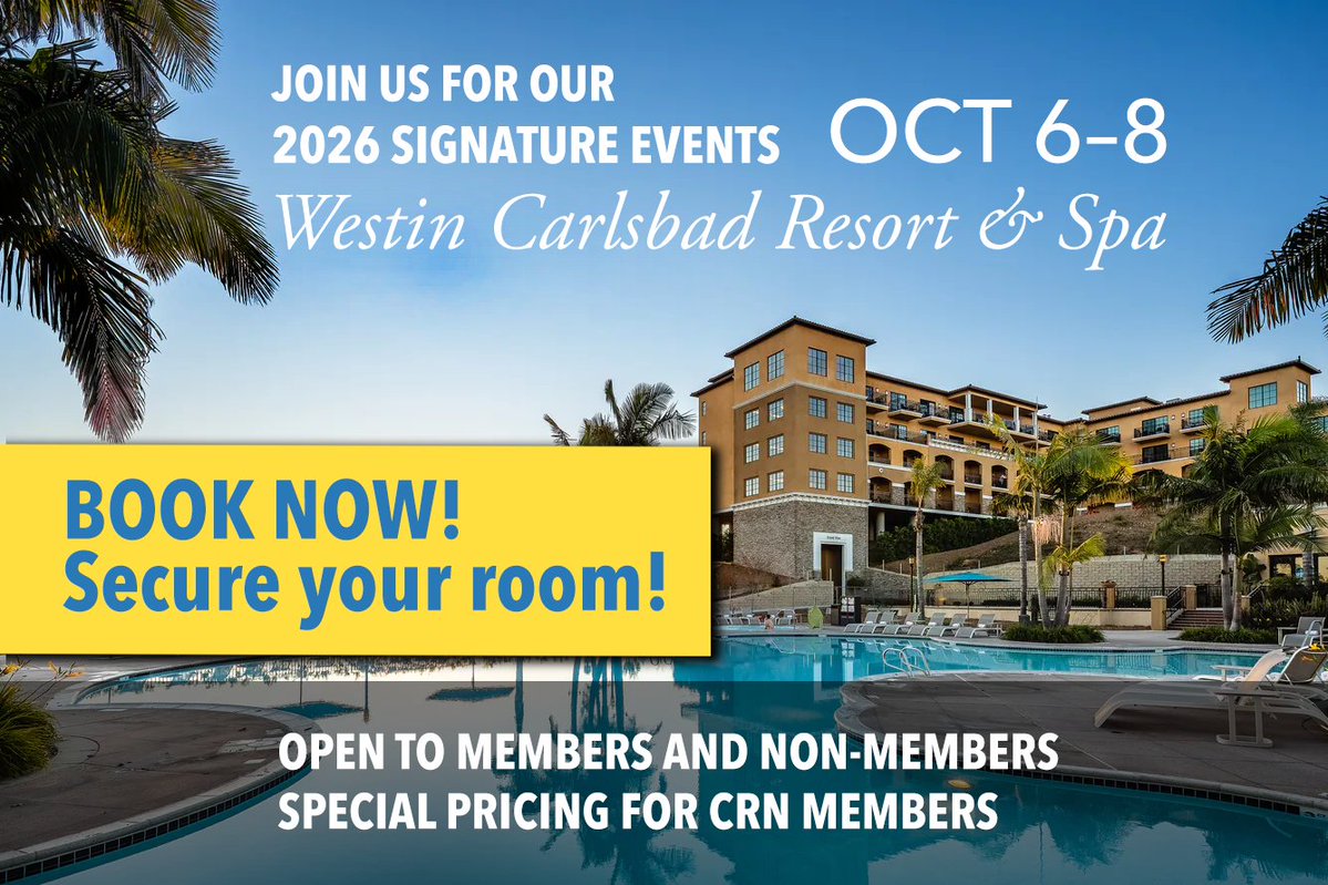 CRN_Supplements's tweet photo. 🎉 Almost time for CONVERGENCE '26 with SciComms Connect &amp; Innovation Exchange!
👉 CRN's room block closes Monday, 9/21
 🔗 Dietary supplement and functional food stakeholders—register and book TODAY: https://t.co/HMGIjwBrvi https://t.co/VzrIQUsons